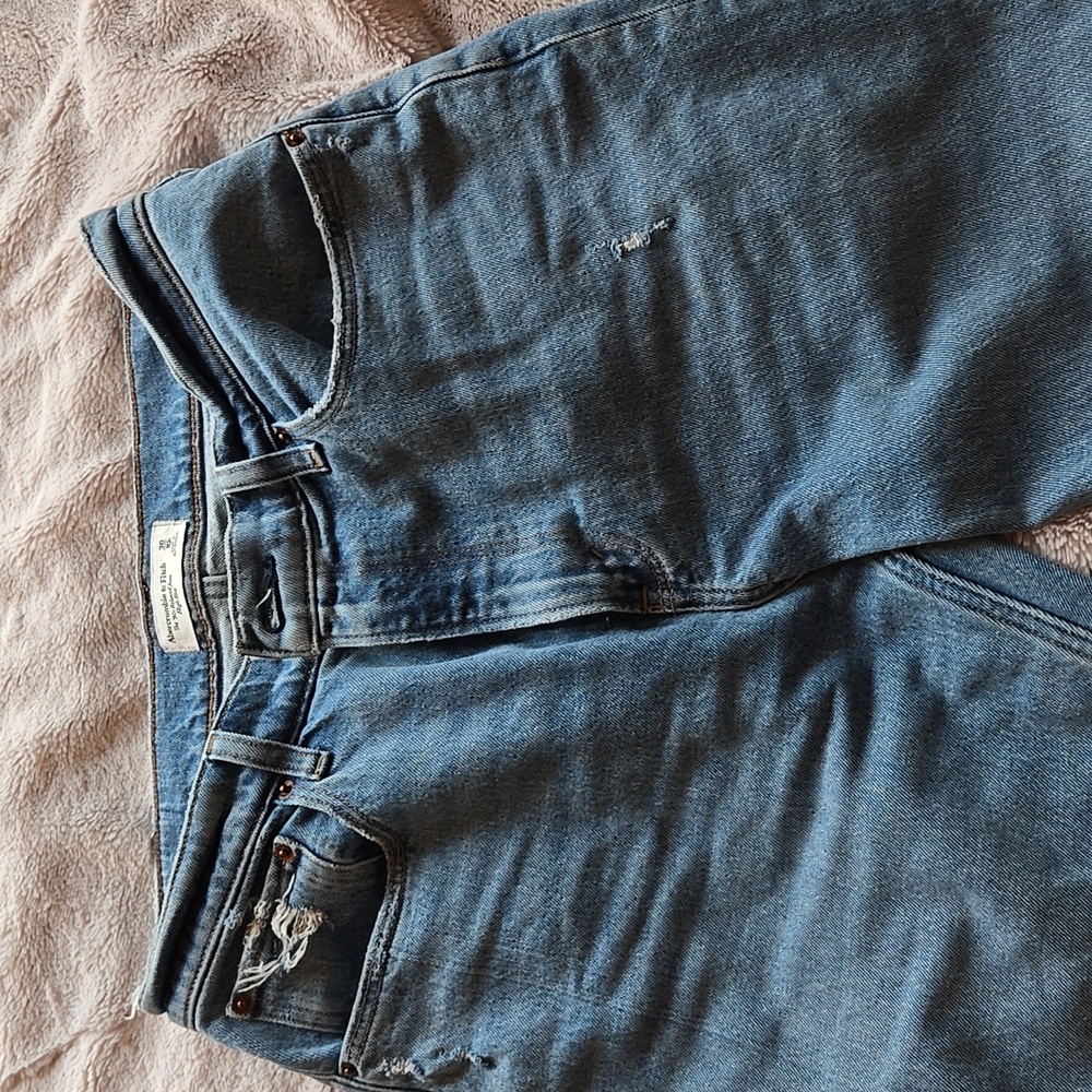 Abercrombie & Fitch size 10 distressed  jeans